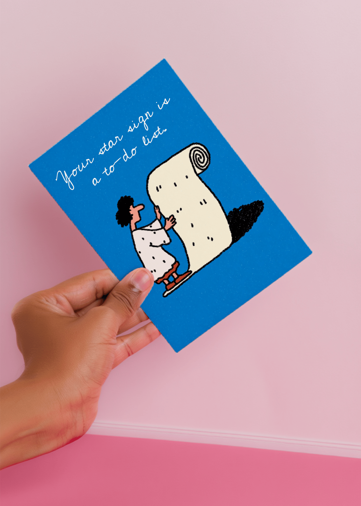 Zodiac To-Do List Funny Card mockup 4
