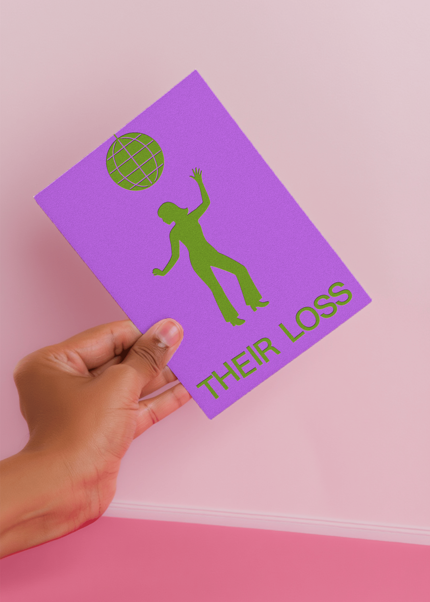 Their Loss Card mockup 3