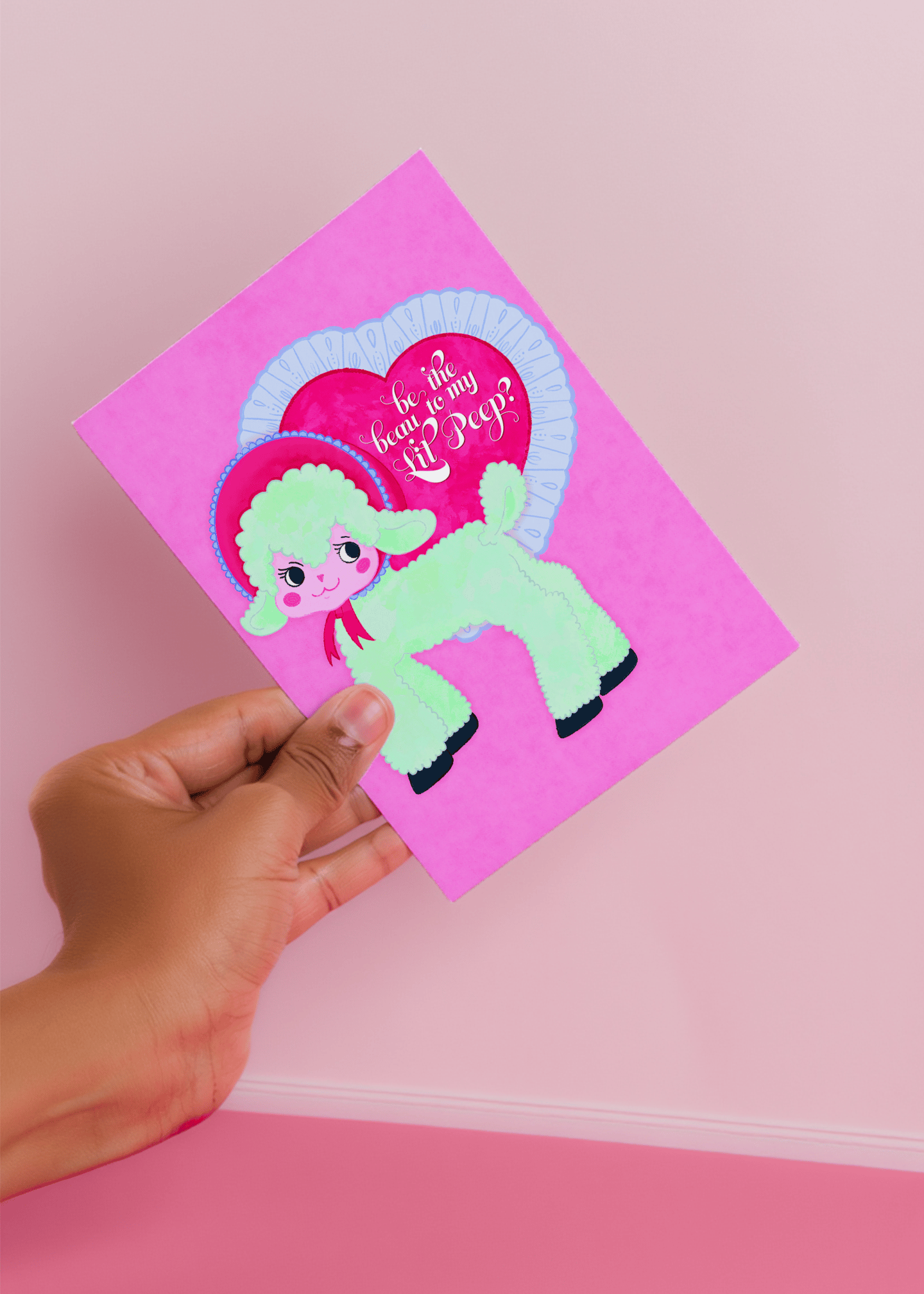 Be the Beau to My Lil Peep? Card mockup 4
