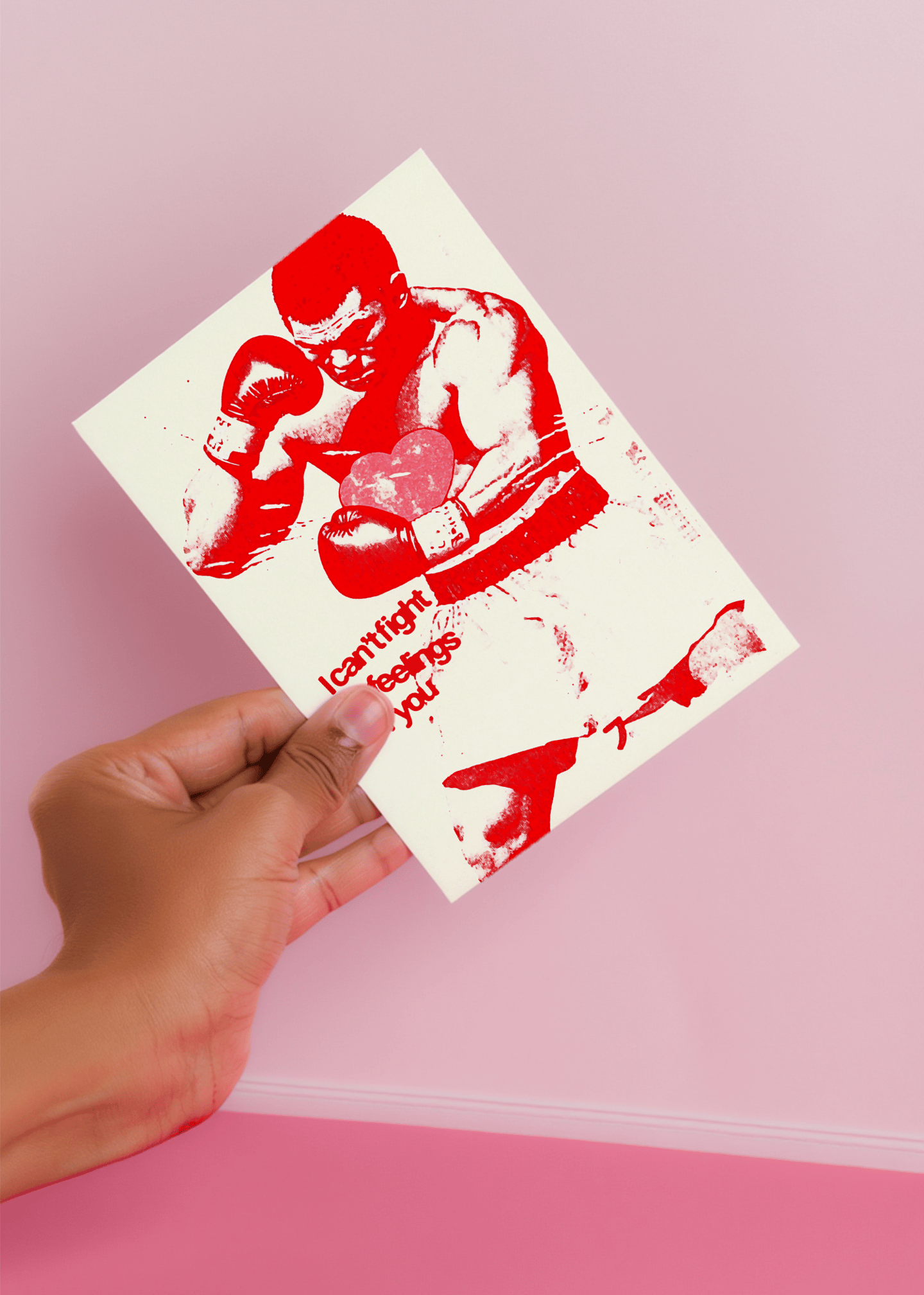 Can't Fight My Feelings Card mockup 3