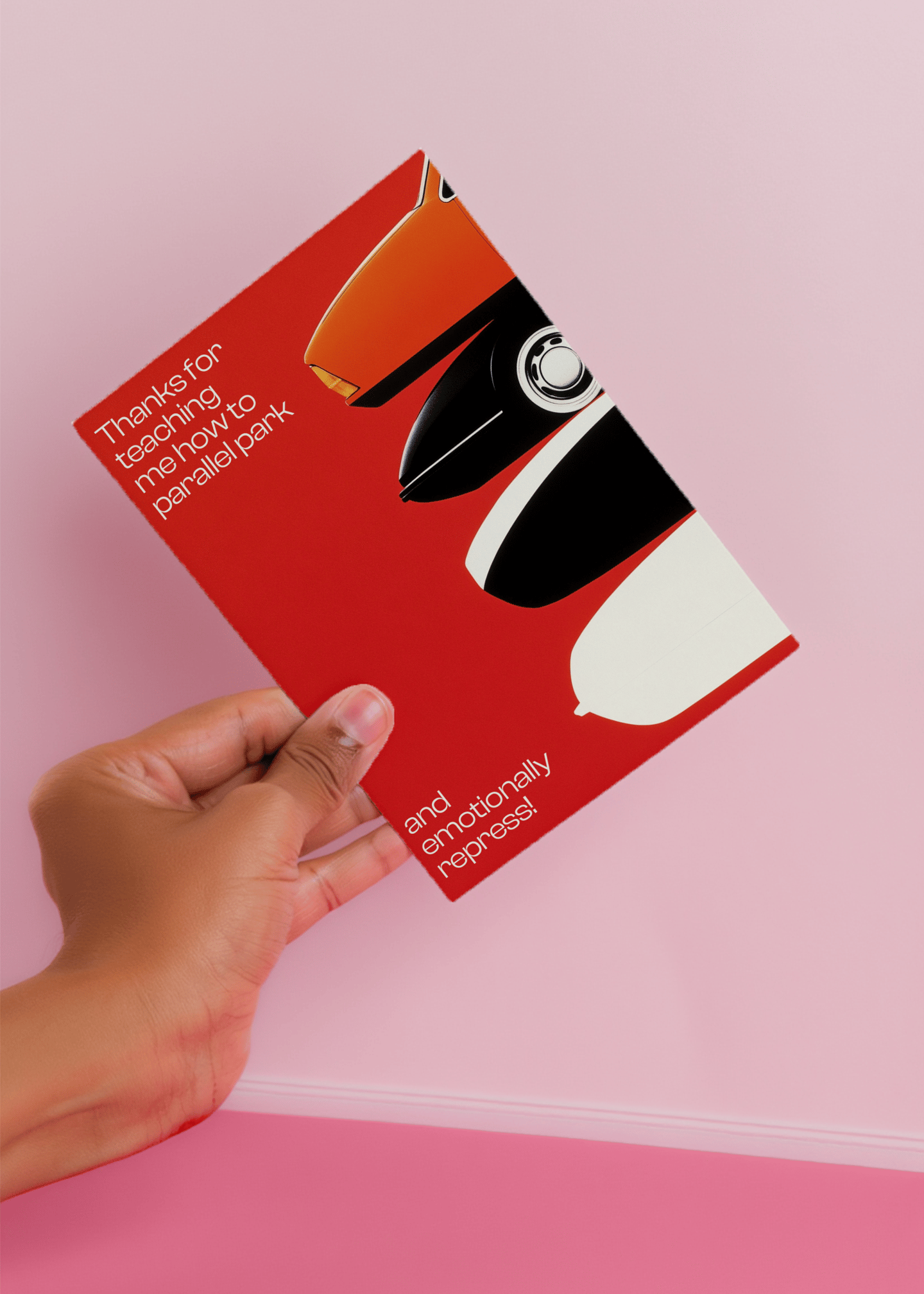 Parallel Parking and Emotional Repression Card mockup 3