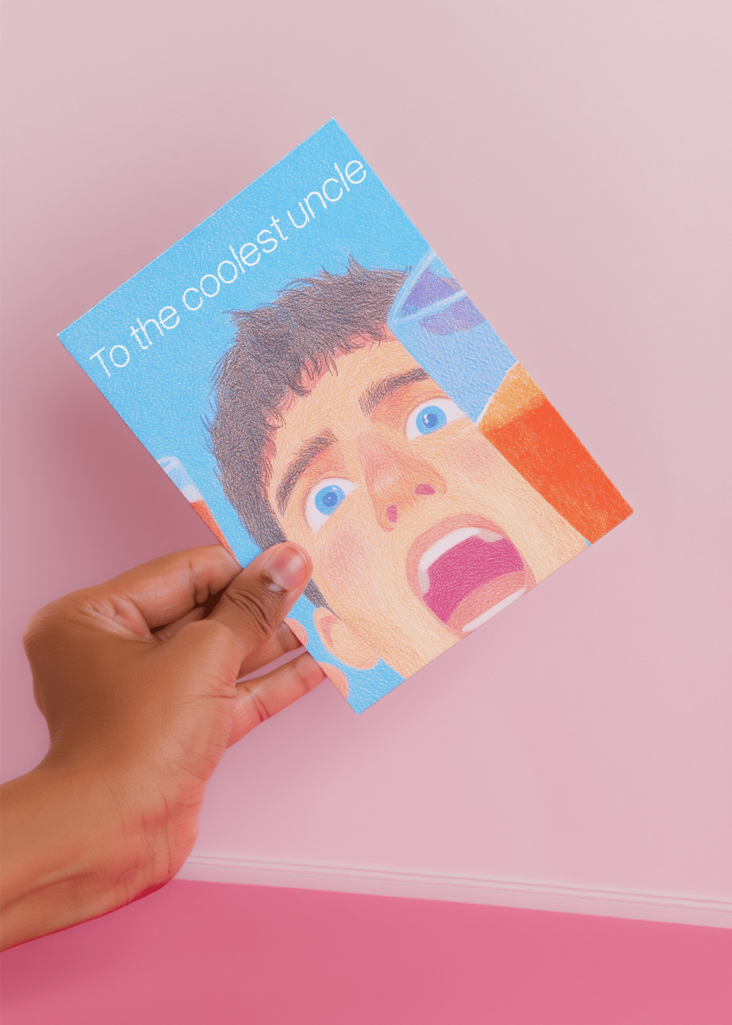 Coolest Uncle Cheers Card mockup 4