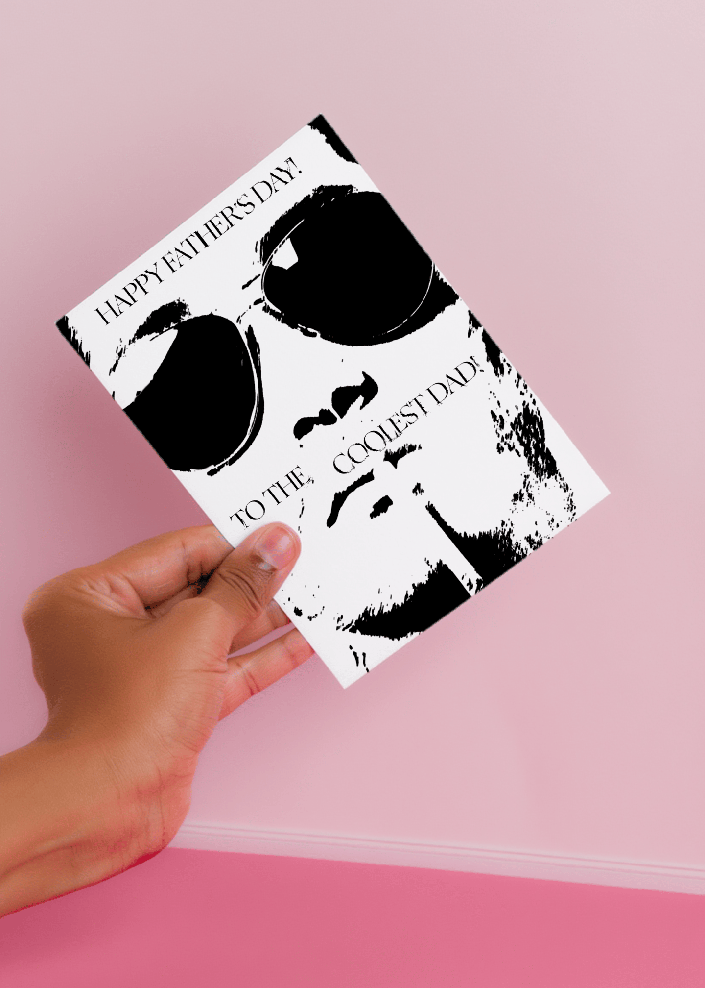 Coolest Dad Father's Day Card mockup 4