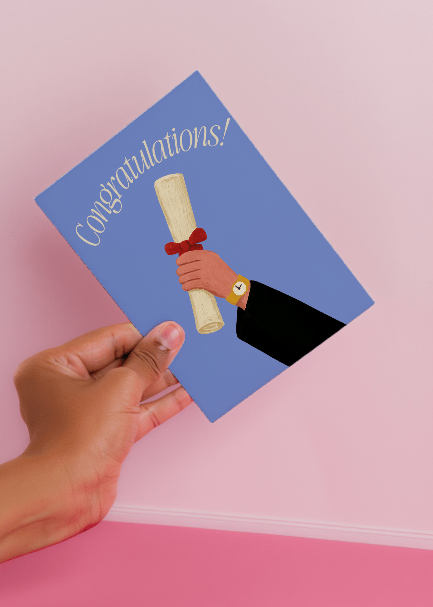 Classic Congratulations Diploma Card mockup 4