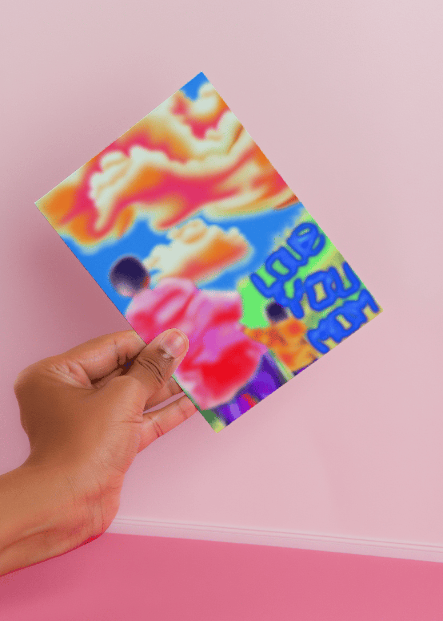 Love You Mom Cloud Card mockup 4