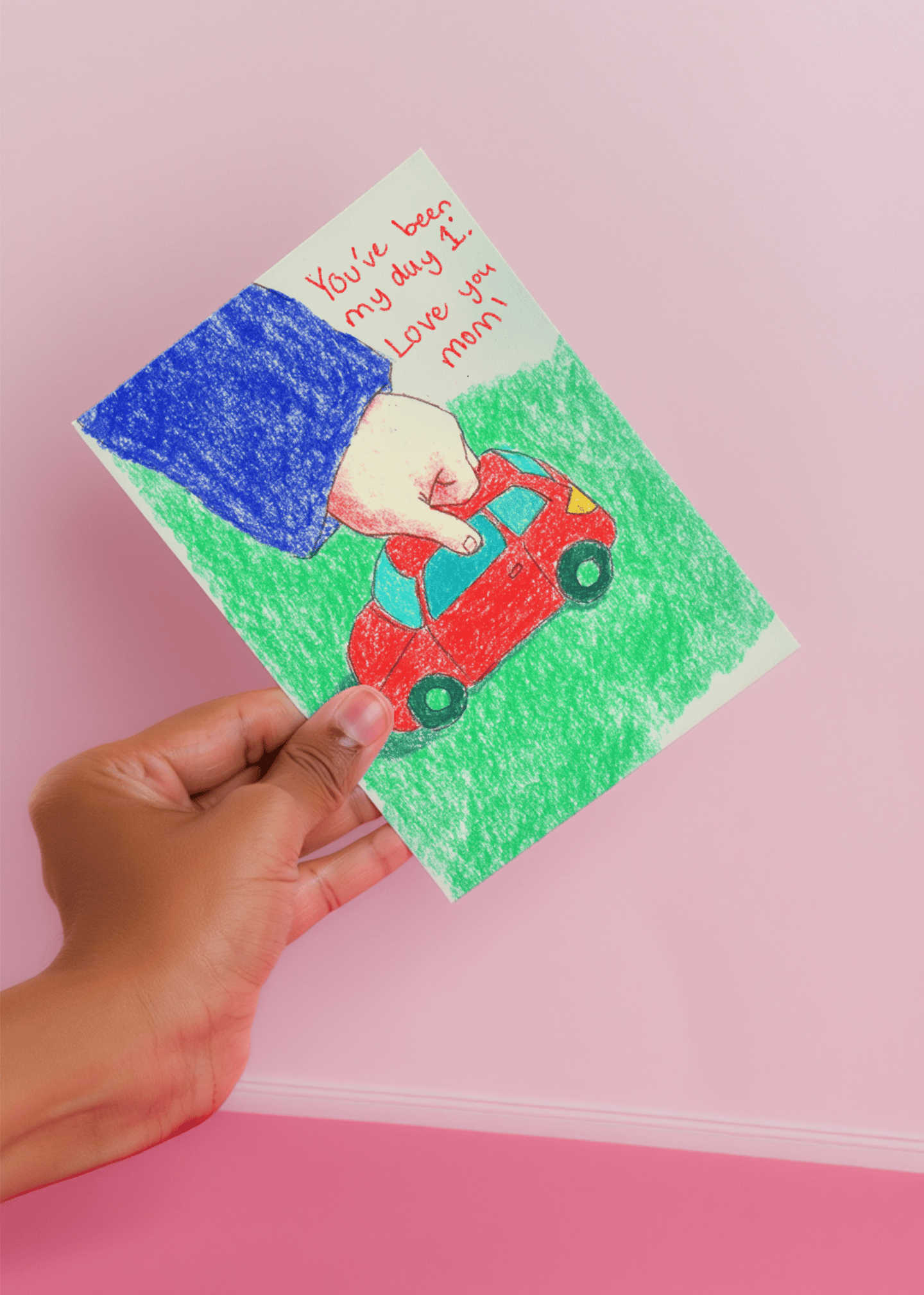 Day One Mom Card mockup 4