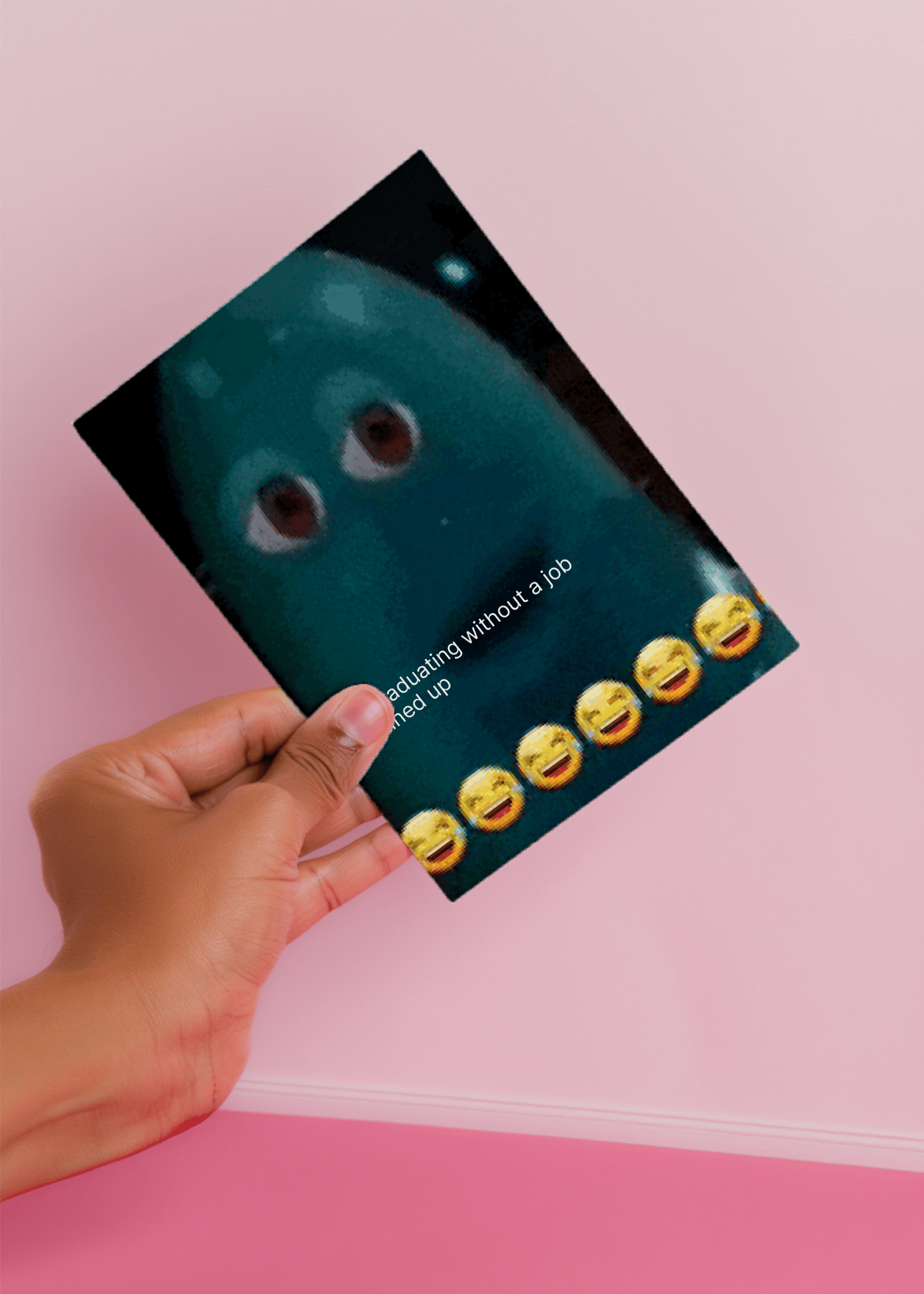 Graduating Without a Job Lined Up Card mockup 4