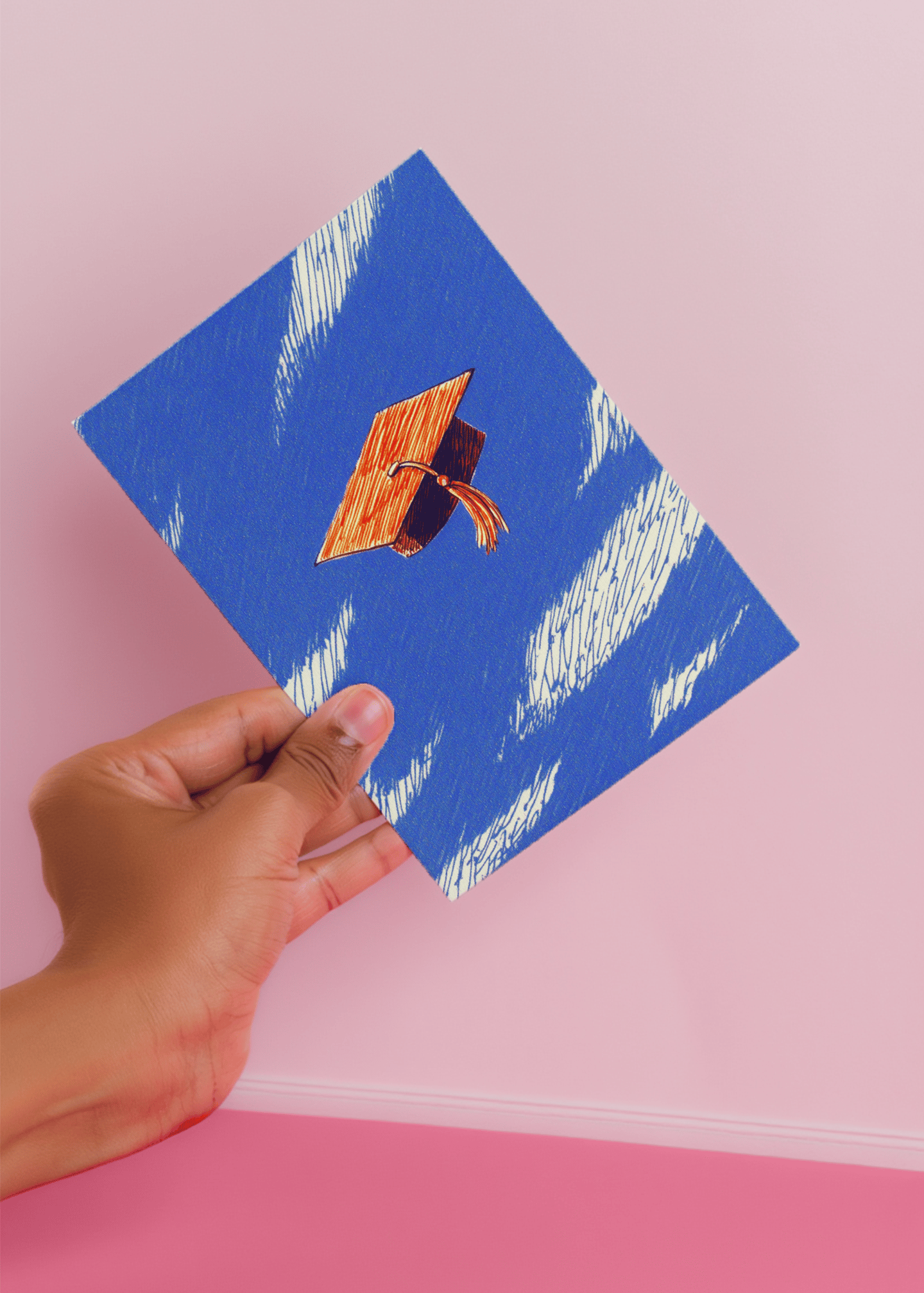Tossed to the Wind Graduation Card mockup 4