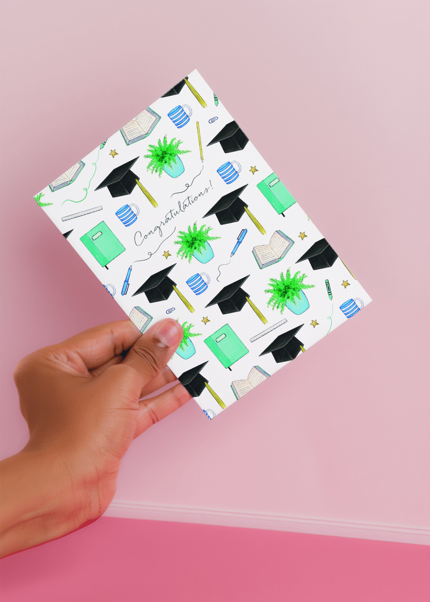 Study Essentials Congrats Card mockup 4