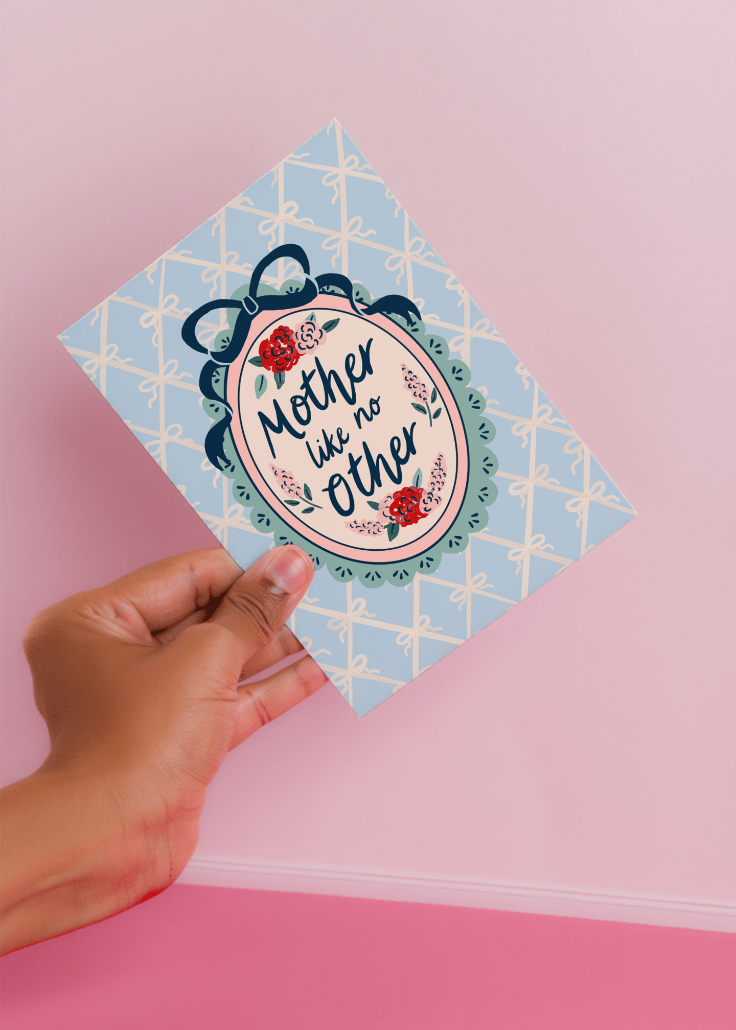 Mother Like No Other Card mockup 4