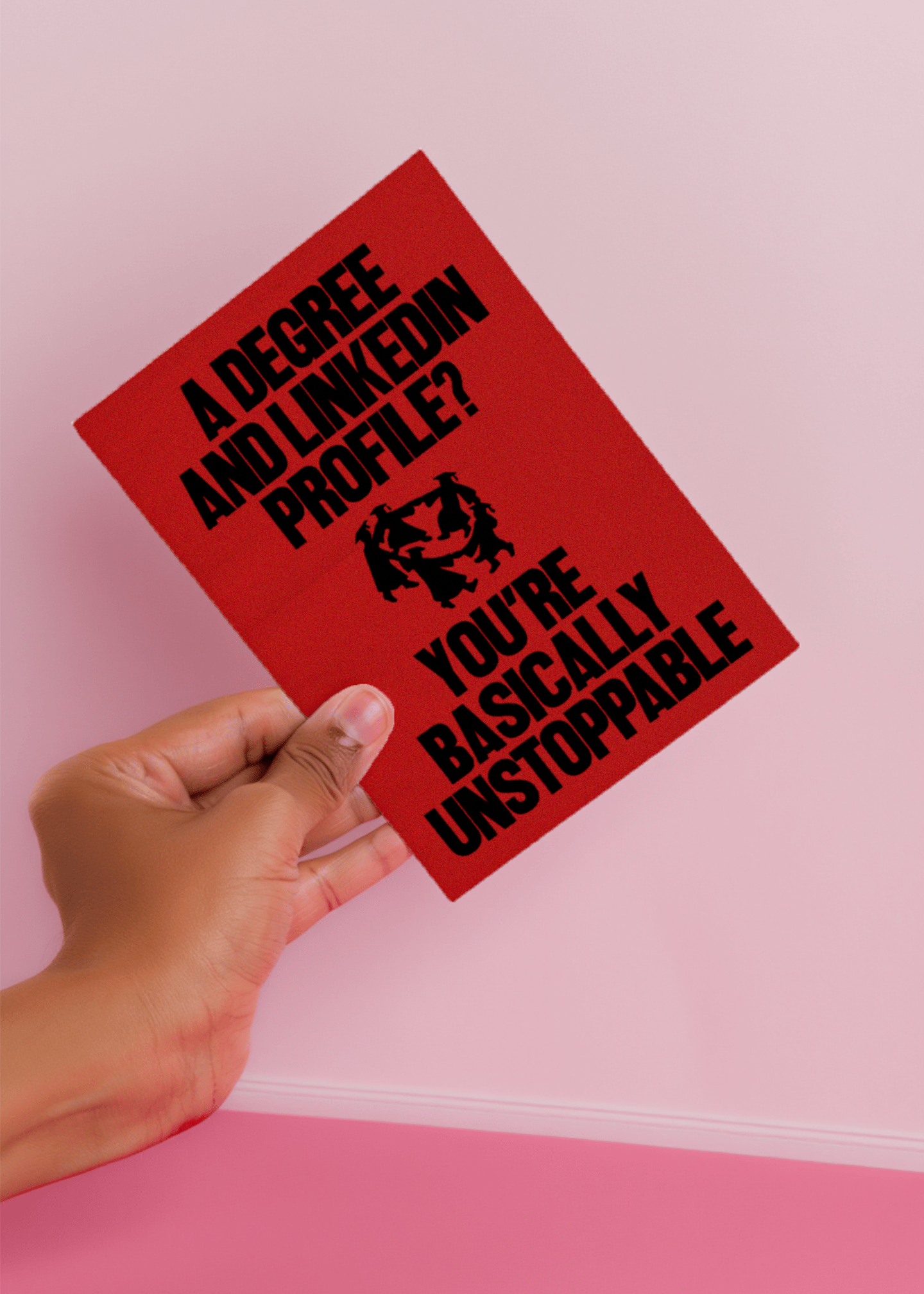 Degree and LinkedIn? Unstoppable Card mockup 4