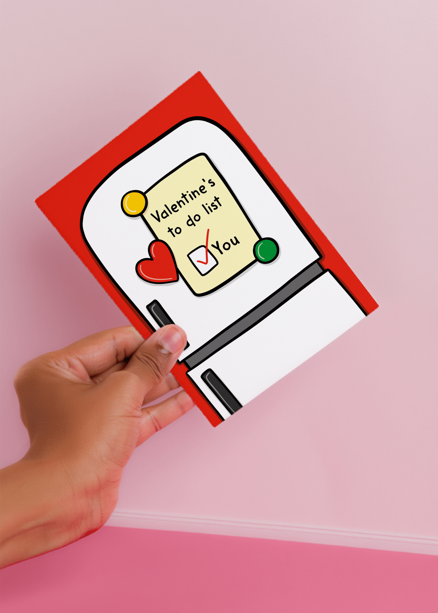 Valentine’s To-Do List Card mockup 4