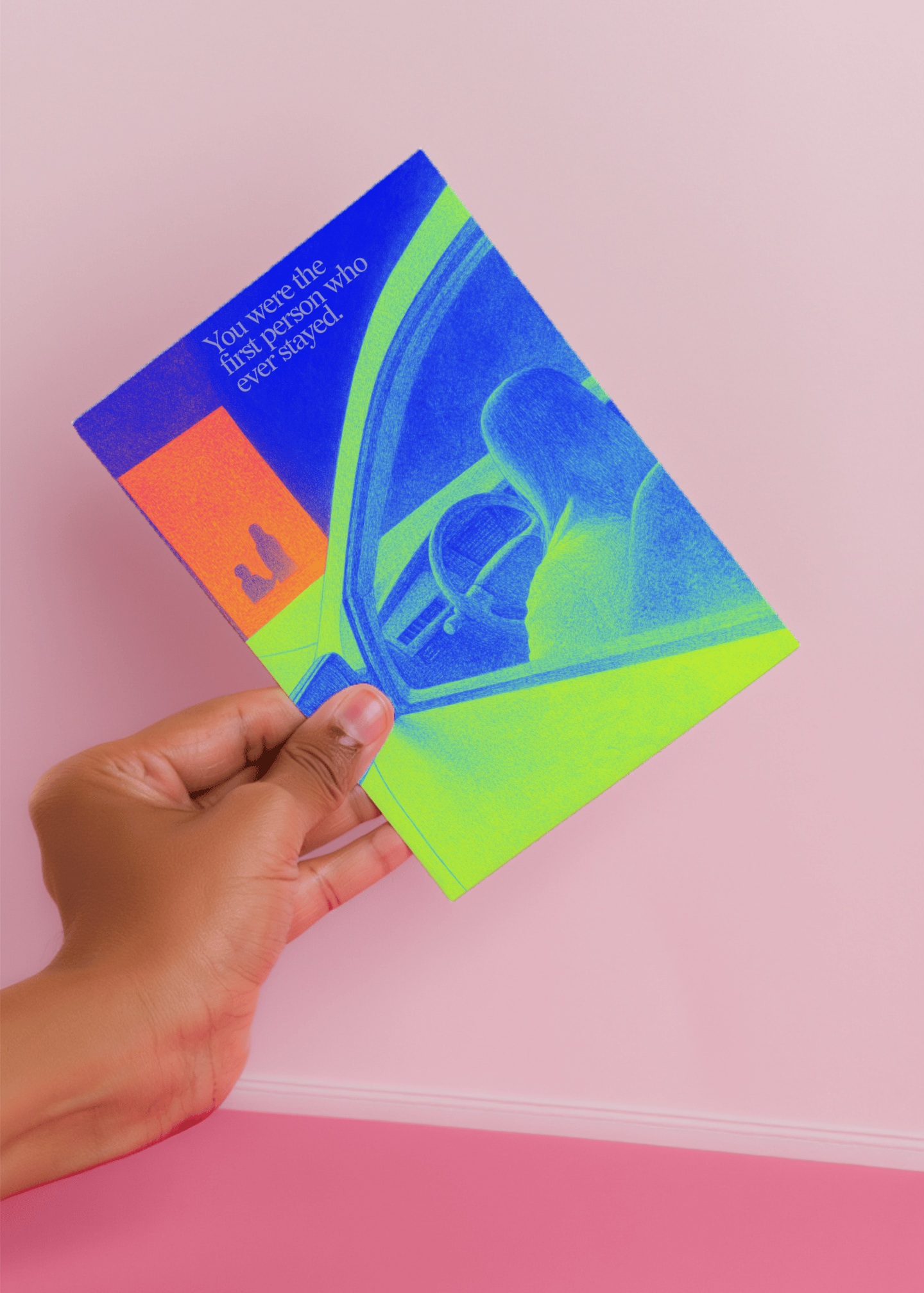 First Person Who Stayed Card mockup 4