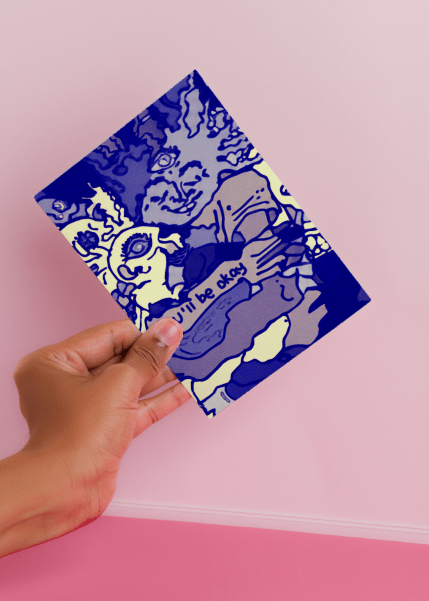You'll Be Okay Chaos Card mockup 4
