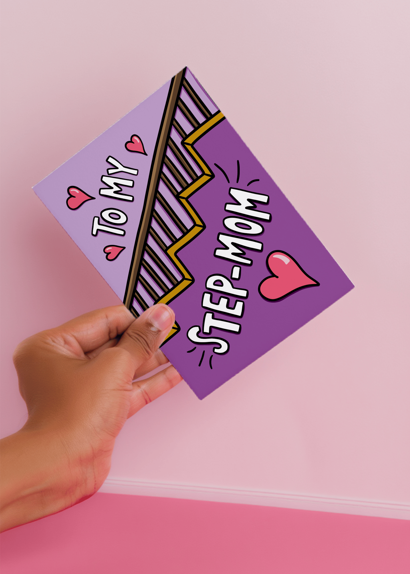 To My Step-Mom Card mockup 4
