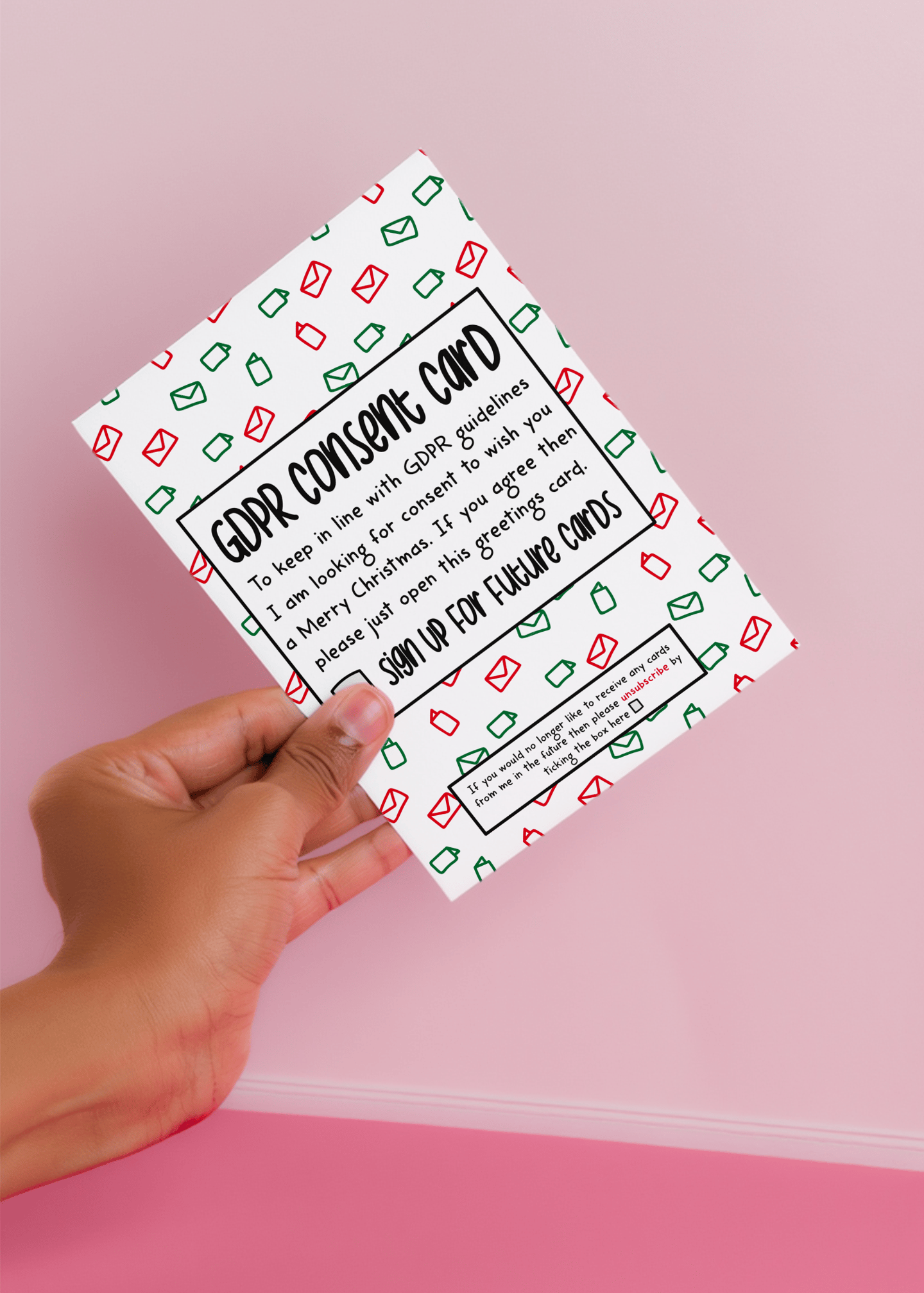 GDPR Consent Christmas mockup 4