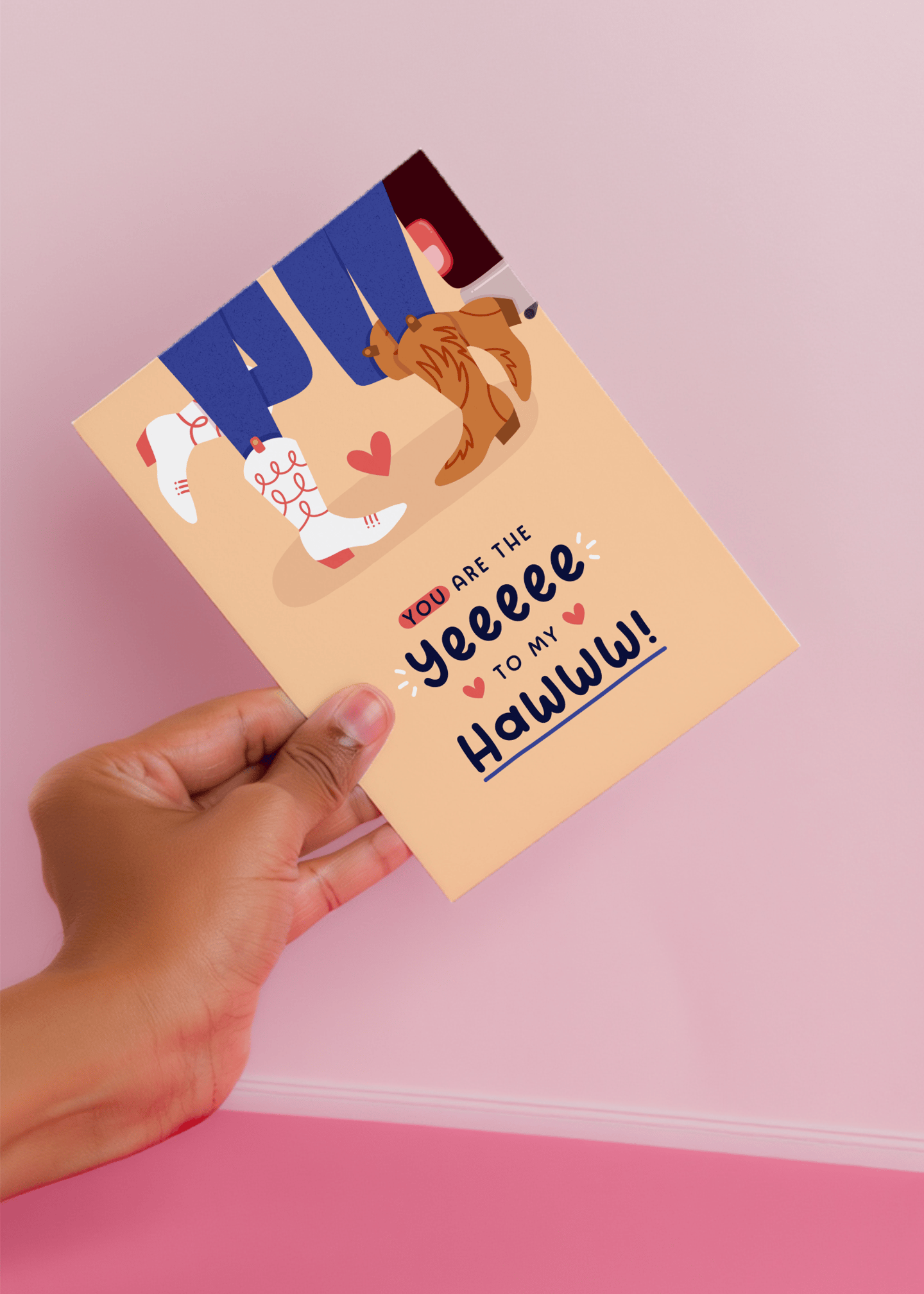 You Are the Yee to My Haw Valentine's Day mockup 4