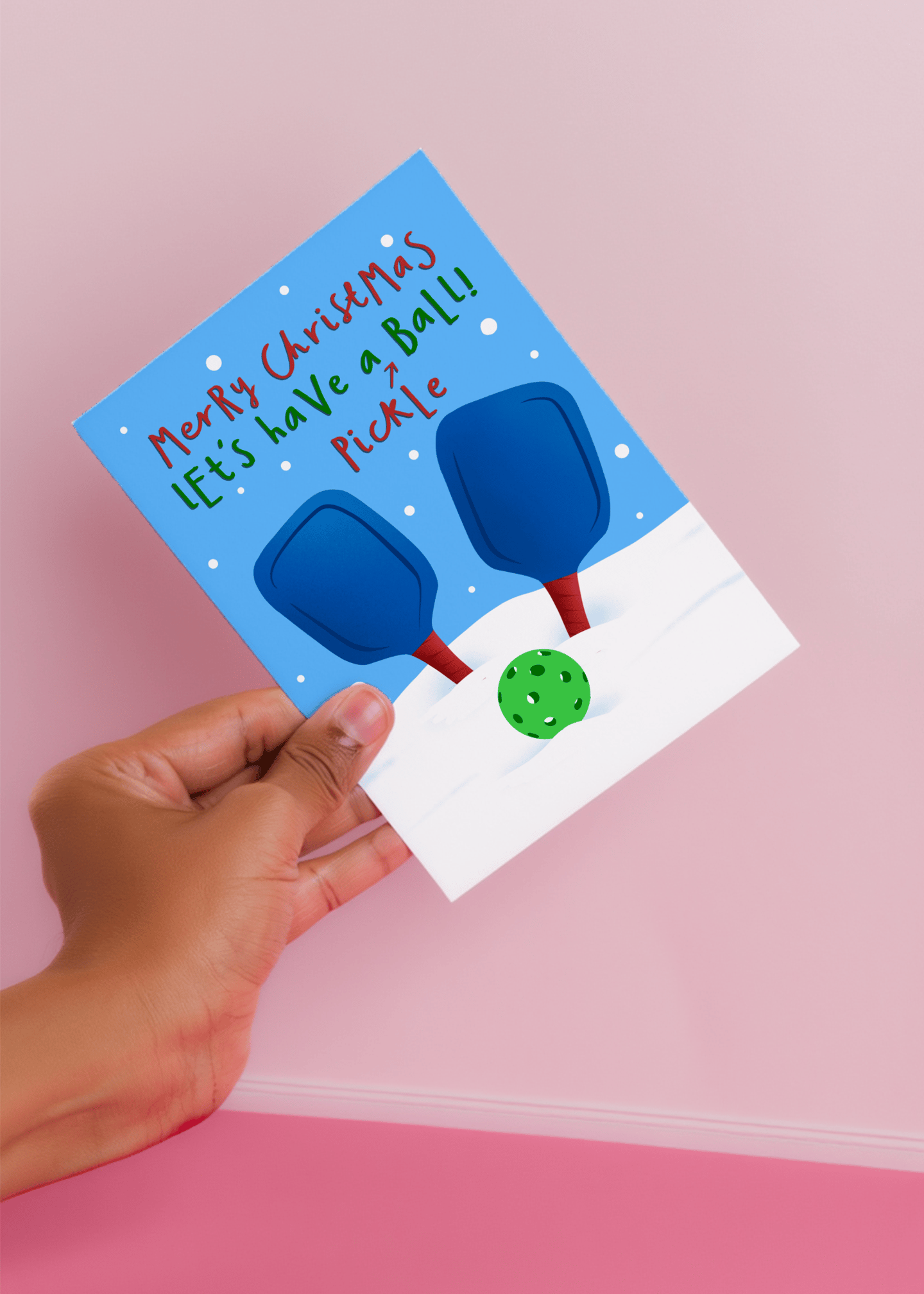 Pickleball Christmas mockup 4