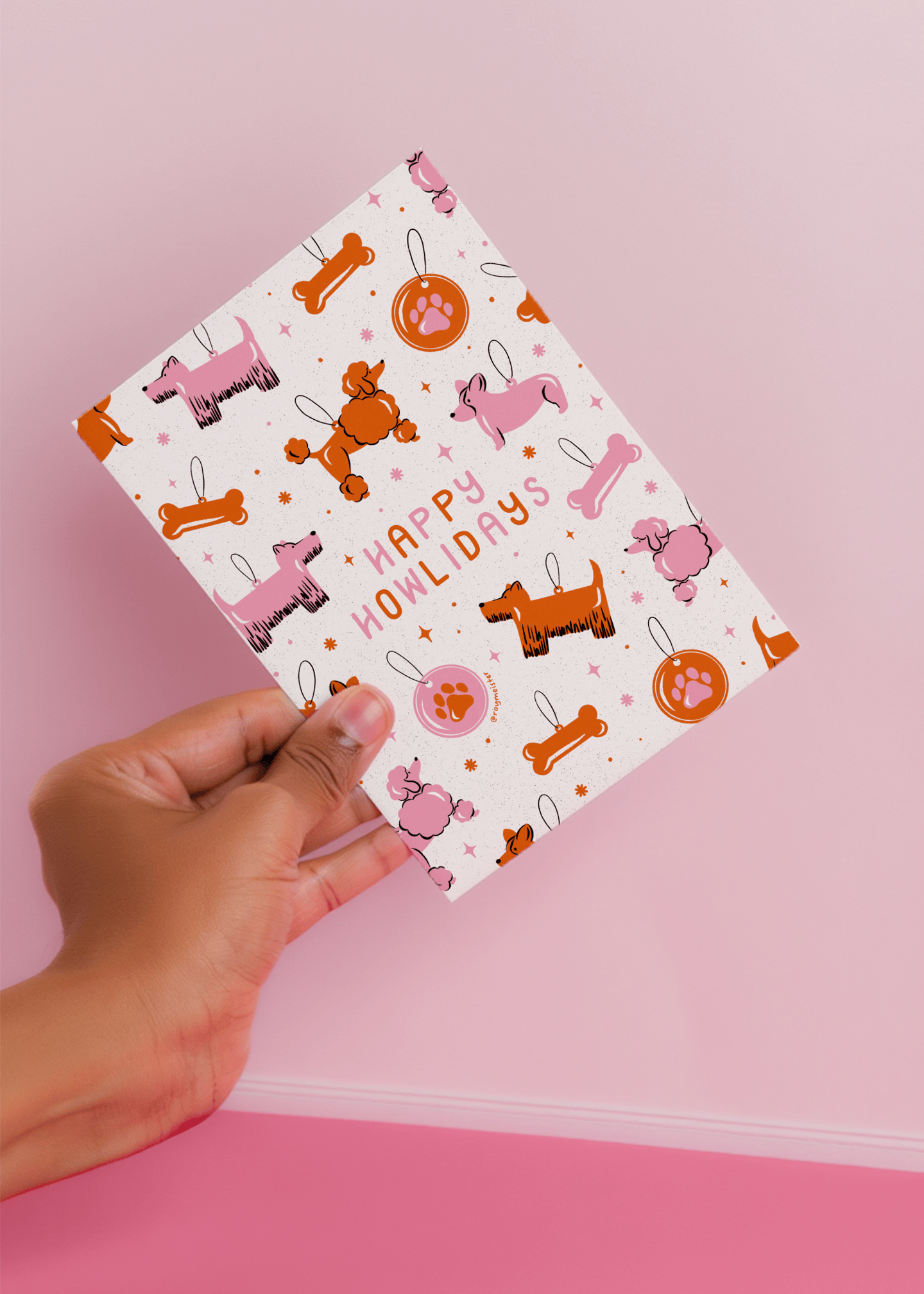 Happy Howlidays Dogs mockup 4