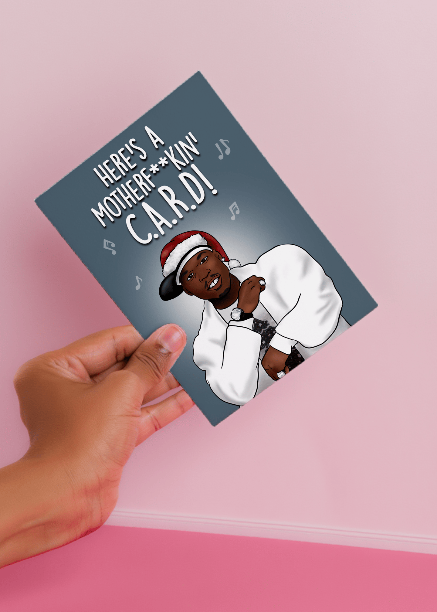 C.A.R.D. Holiday Gangsta Greetings mockup 4