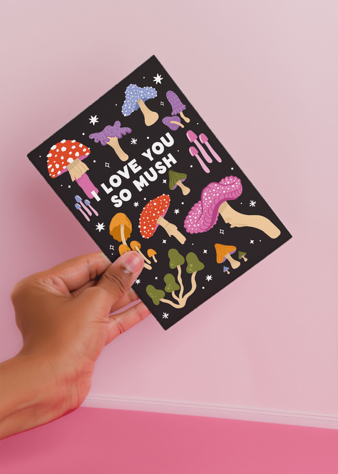 I Love You So Mush Card mockup 4