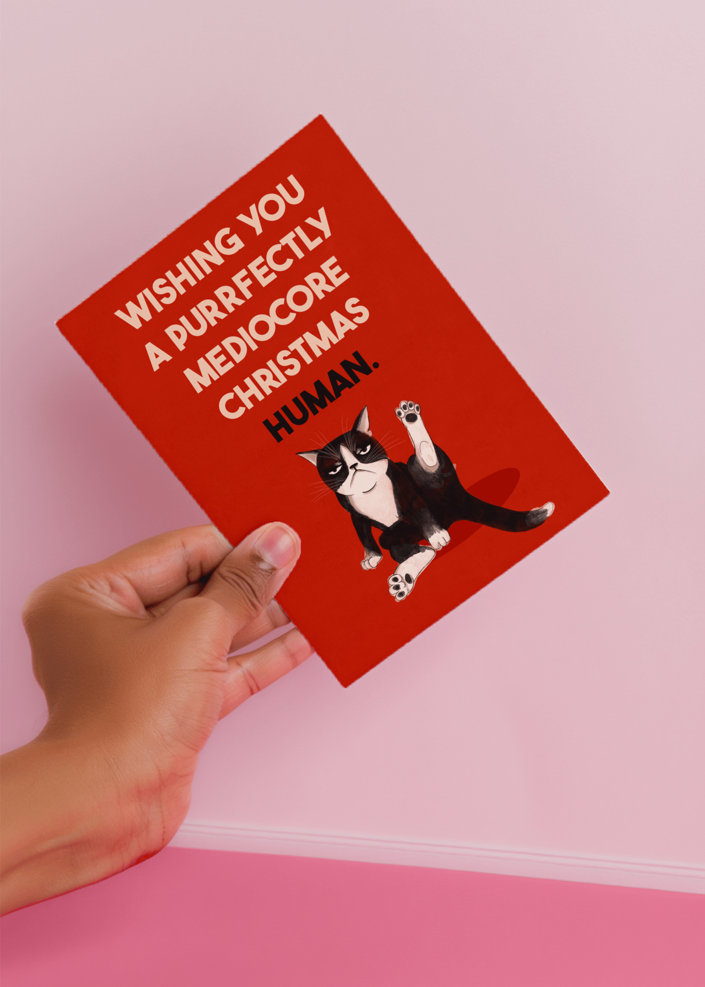 Purrfectly Mediocre Christmas mockup 4