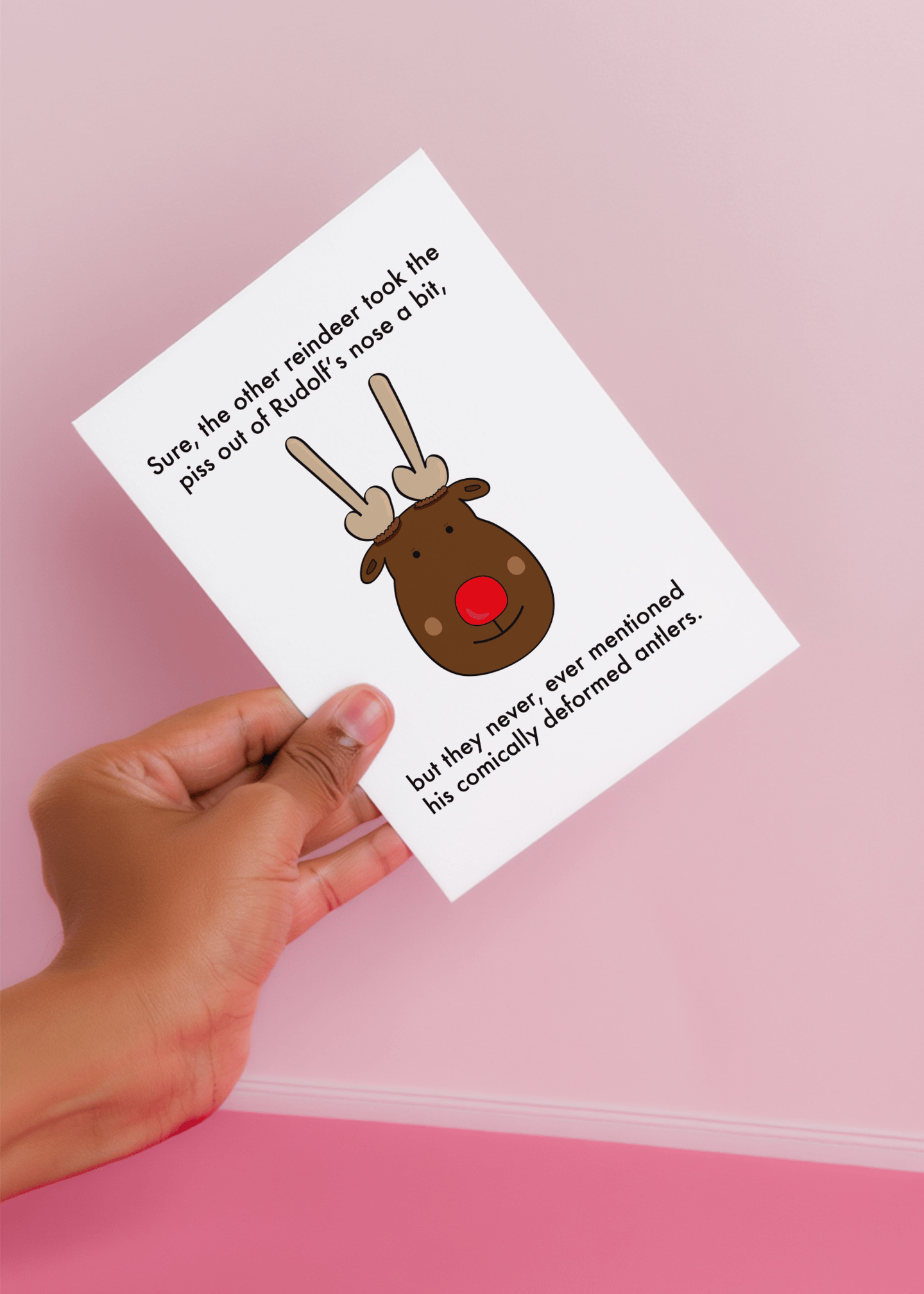 Rudolf's Antlers Christmas mockup 4