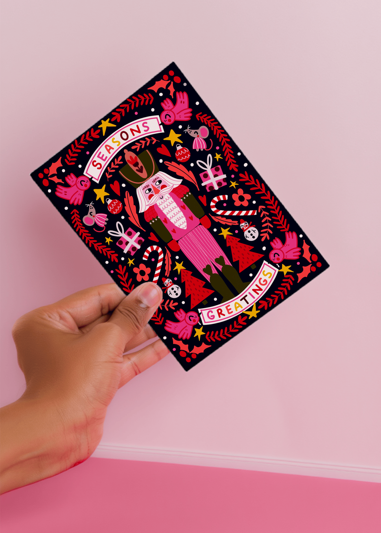 Nutcracker Season's Greetings mockup 4