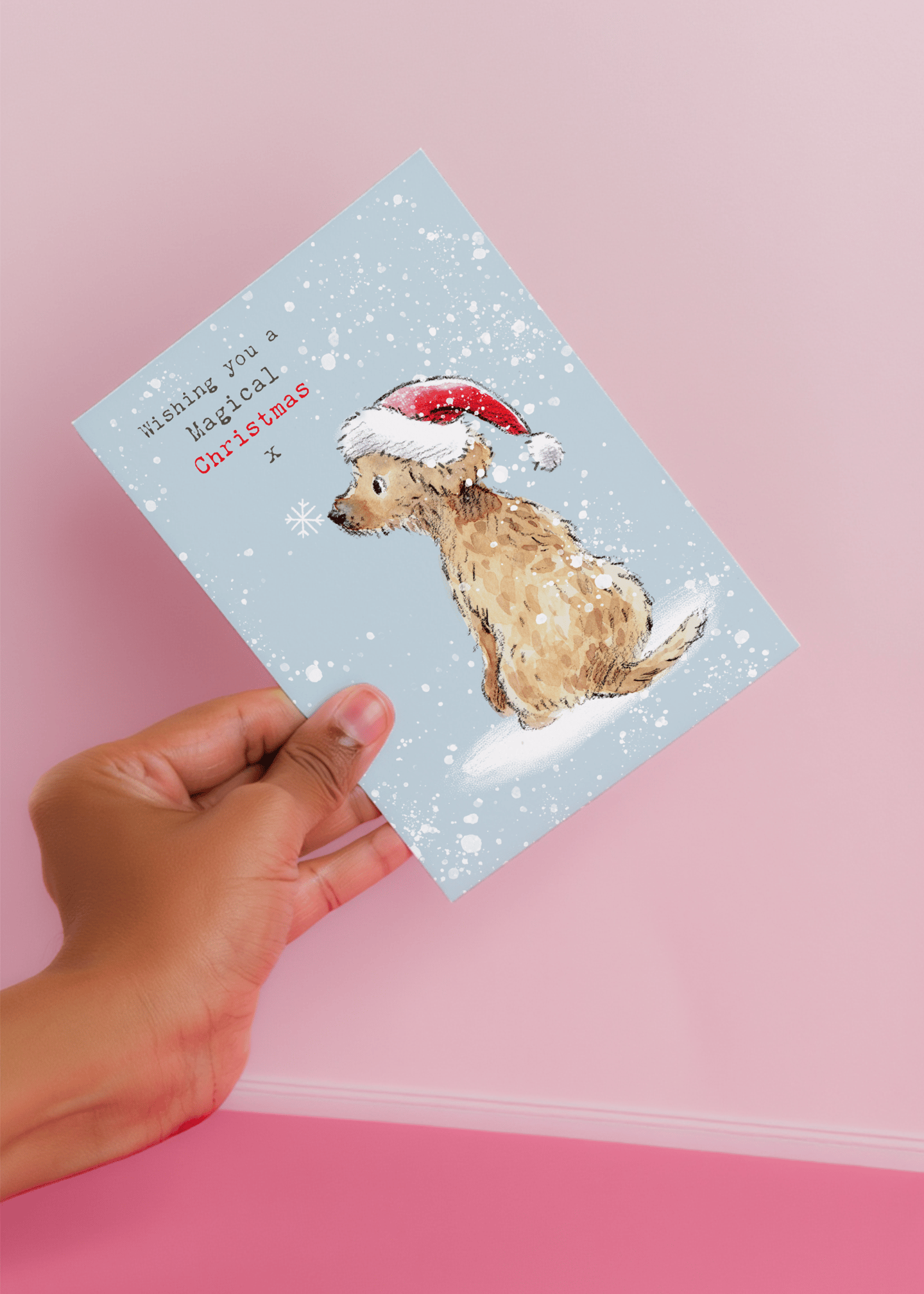 Magical Christmas Dog mockup 4
