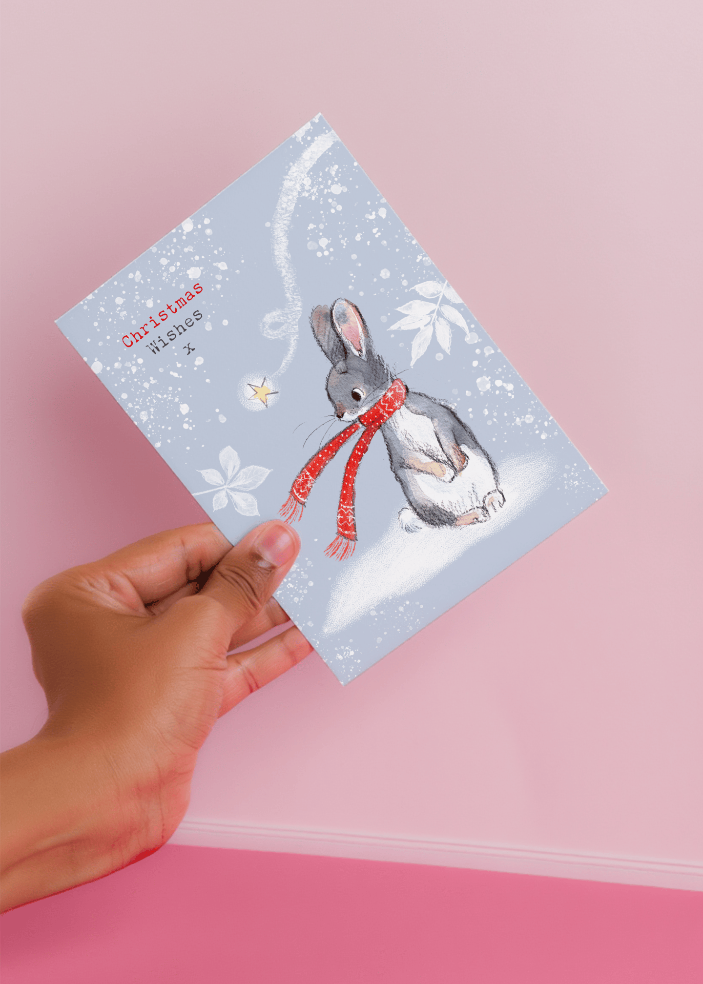 Christmas Wishes Bunny mockup 4