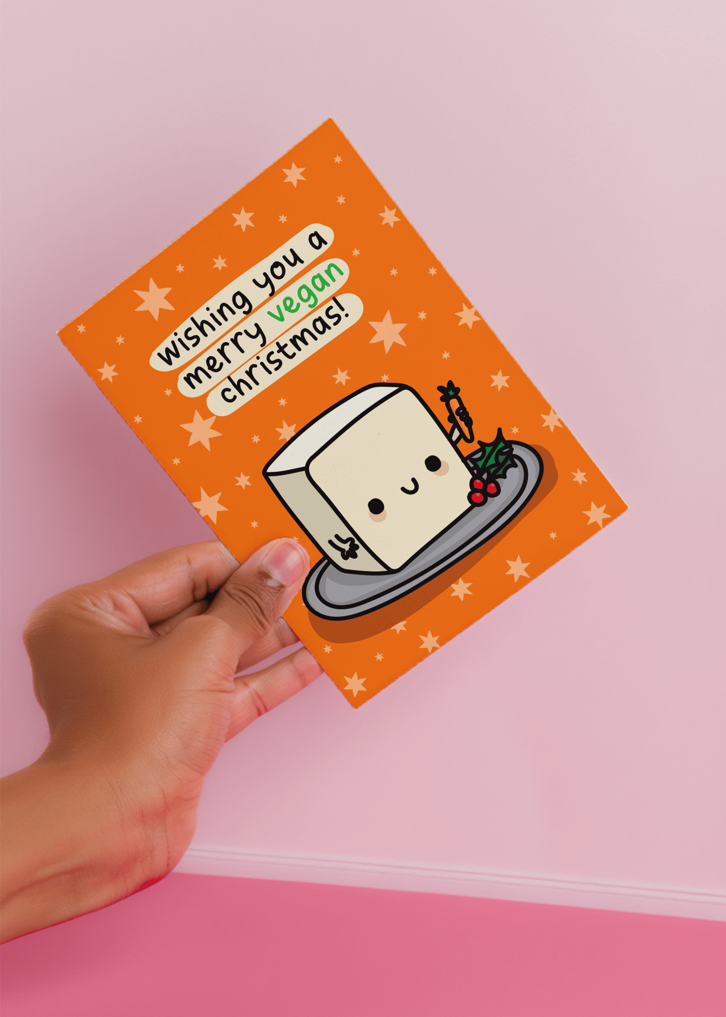 Merry Vegan Christmas mockup 4