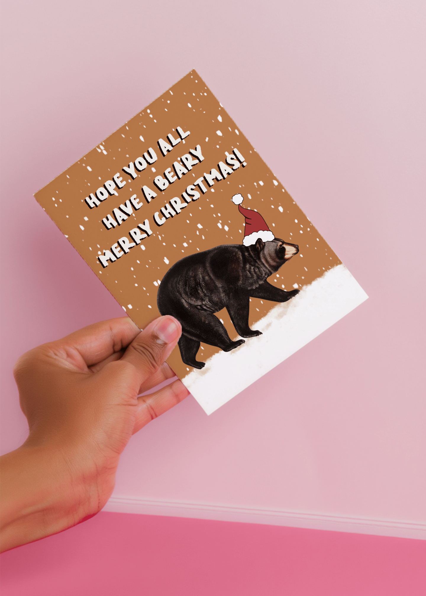 Beary Merry Christmas mockup 4