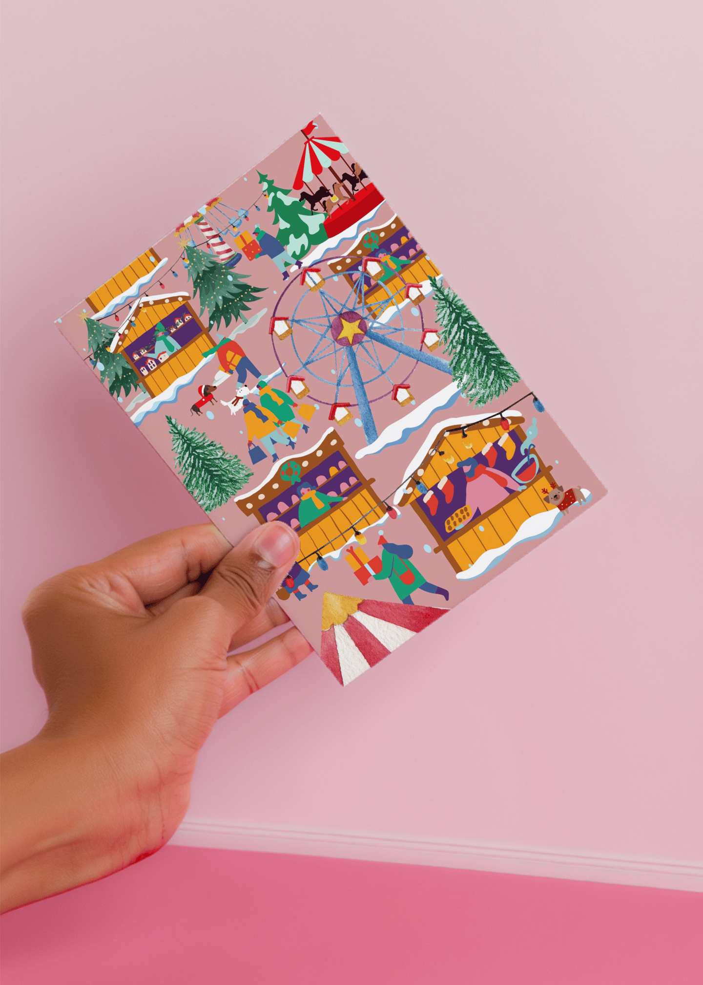 Carnival Christmas mockup 4