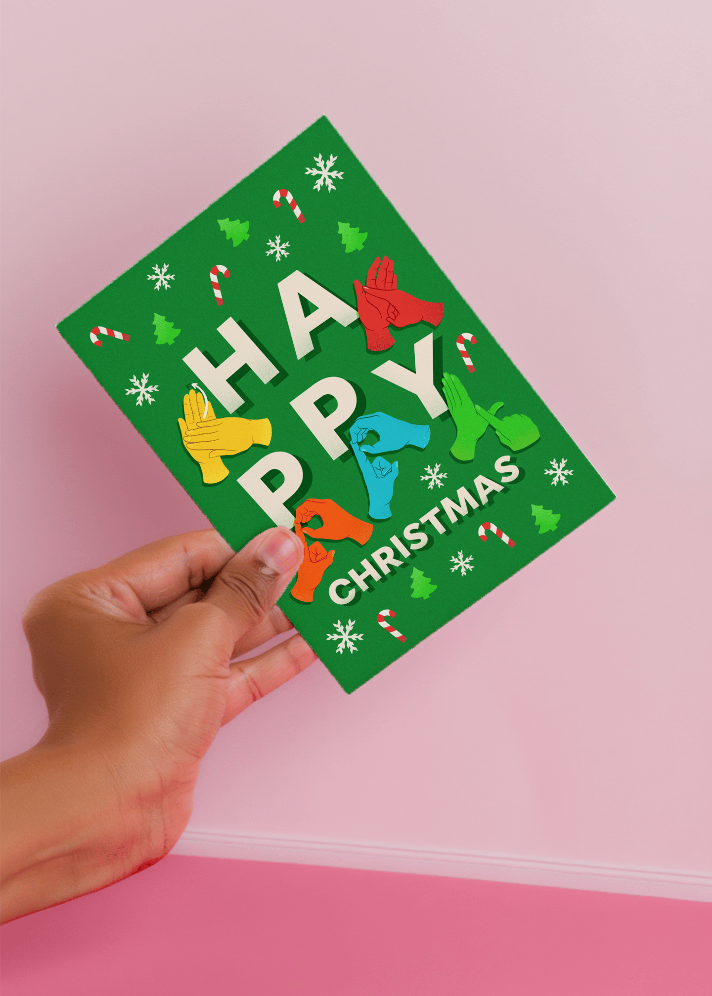 Festive Sign Language Greetings mockup 3