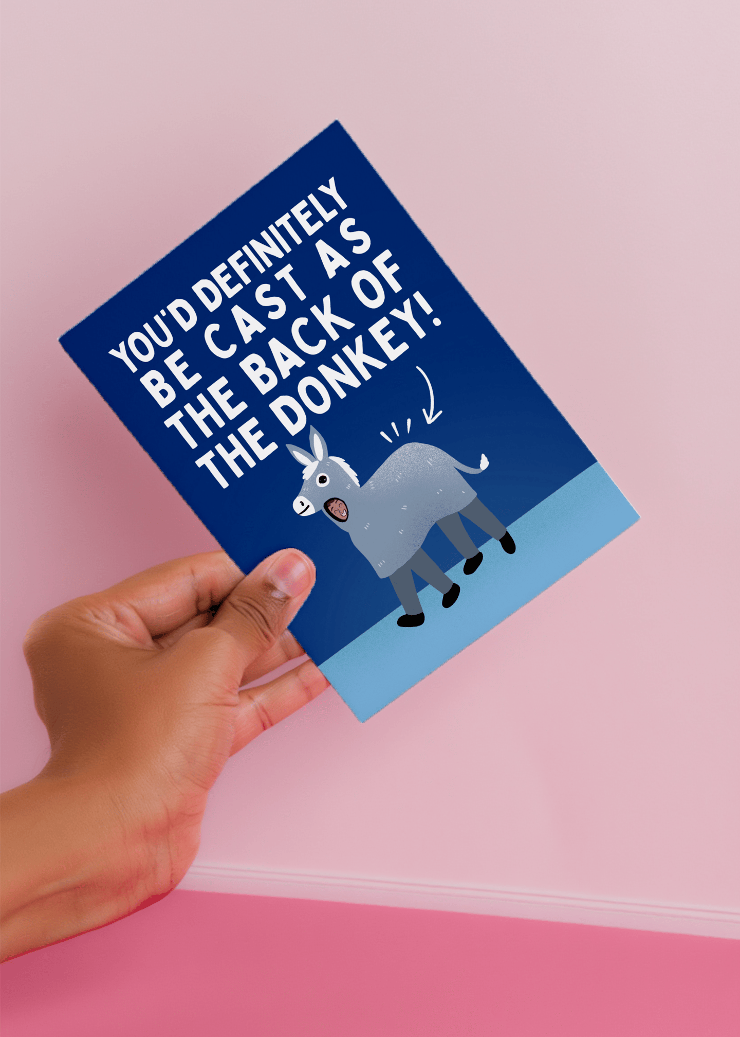Cast as the Back of the Donkey! mockup 4