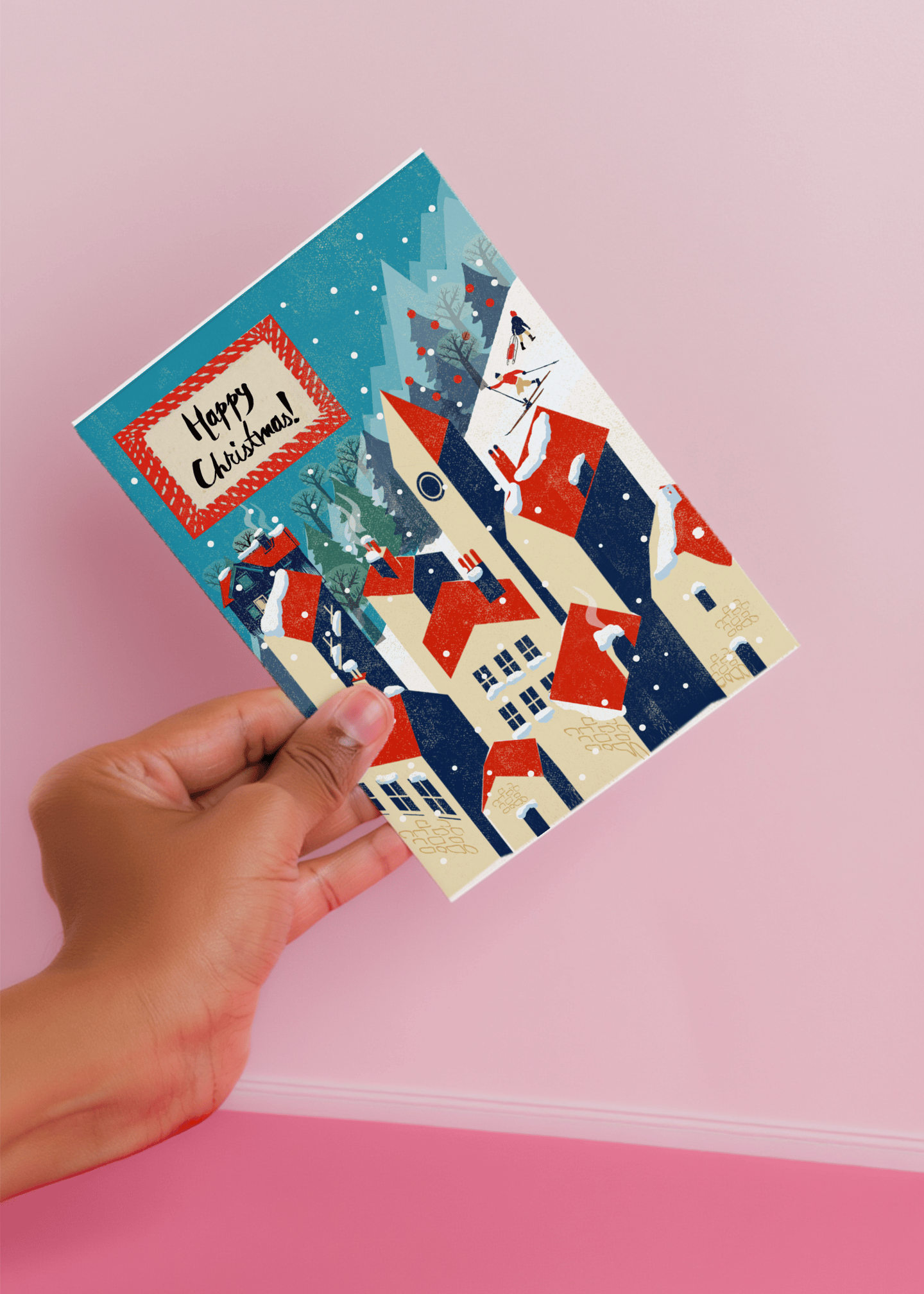 Winter Village Christmas mockup 4