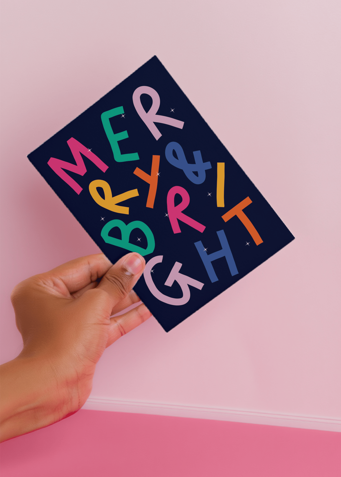 Merry & Bright Christmas mockup 4