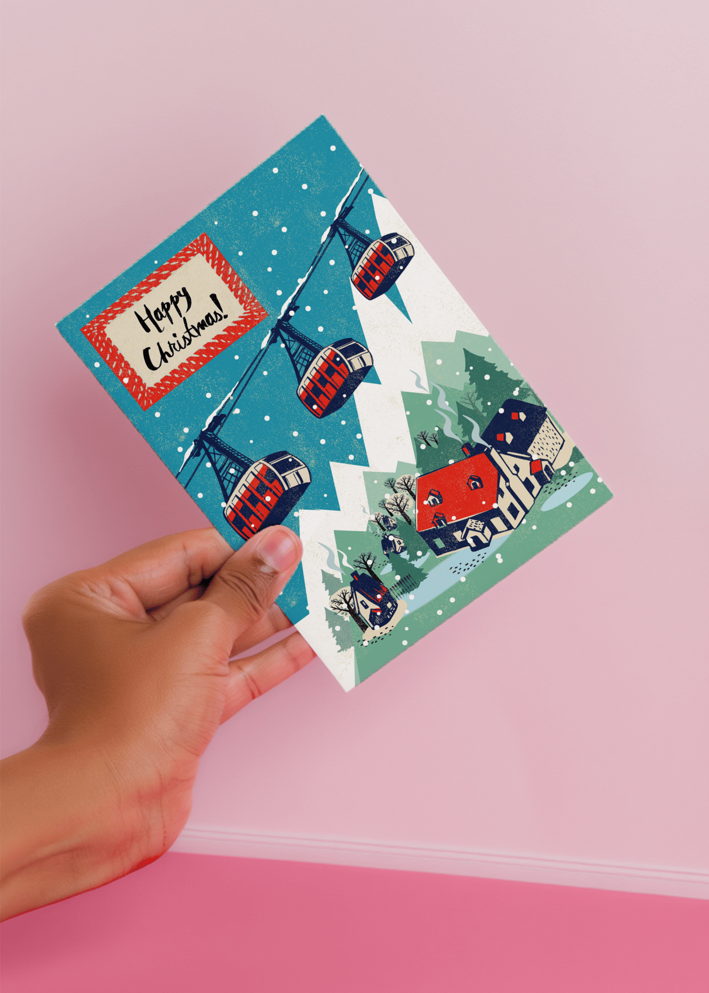 Cable Cars Christmas mockup 4