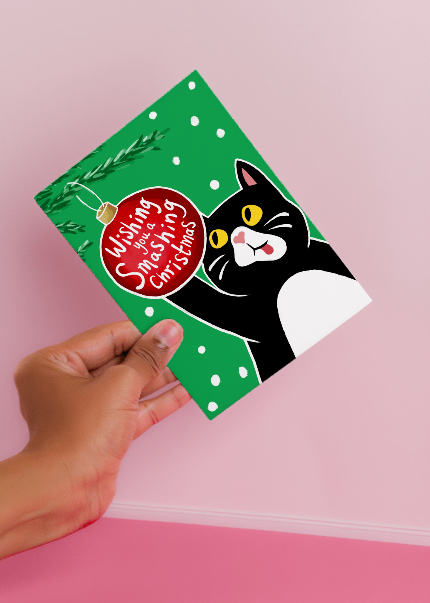 Wishing You a Smashing Christmas mockup 4