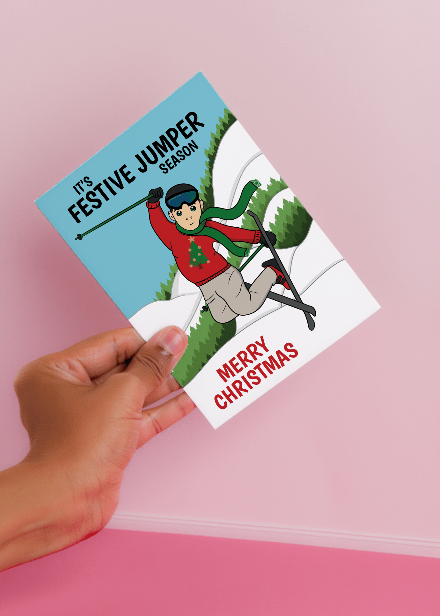 It's Festive Jumper Season mockup 4