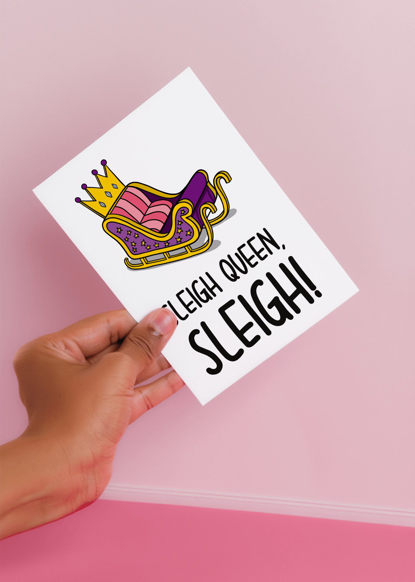 Sleigh Queen Christmas mockup 4