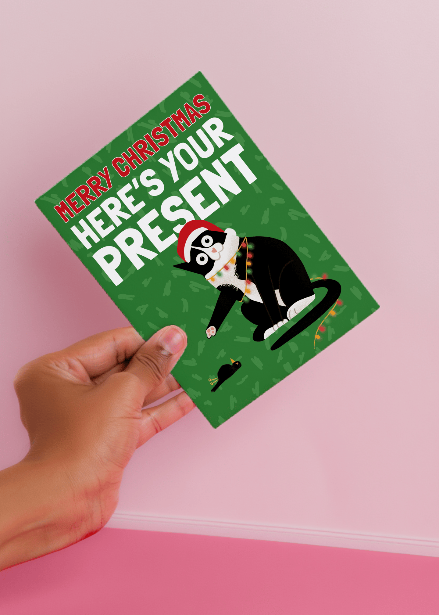 Merry Christmas Here's Your Present mockup 4