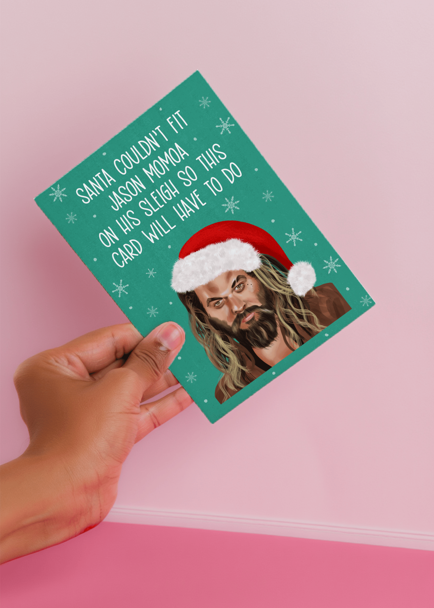 Santa's Jason Momoa Surprise mockup 4