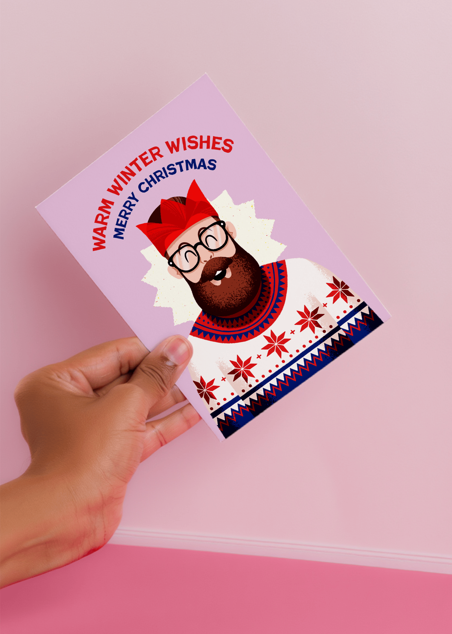 Warm Winter Wishes Christmas mockup 4