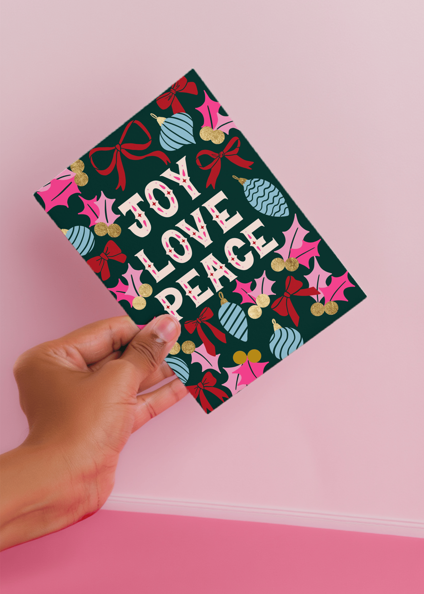 Joy Love Peace mockup 3