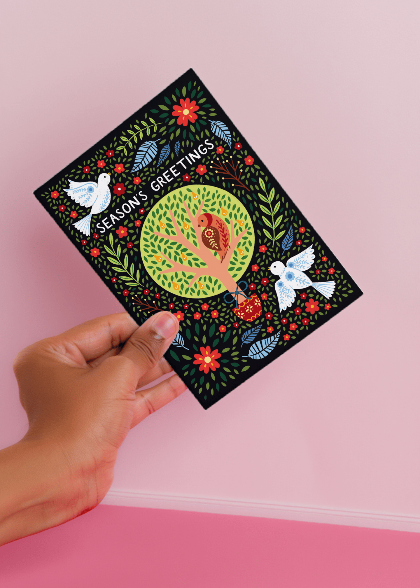 Season's Greetings Tree mockup 4
