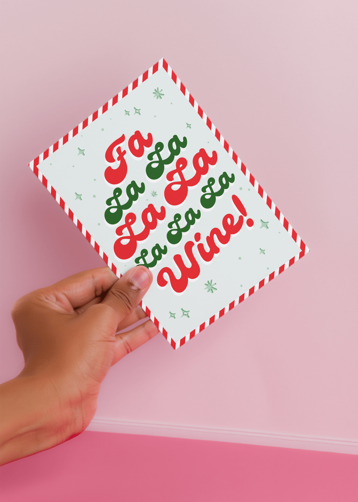 Fa La La Wine mockup 3