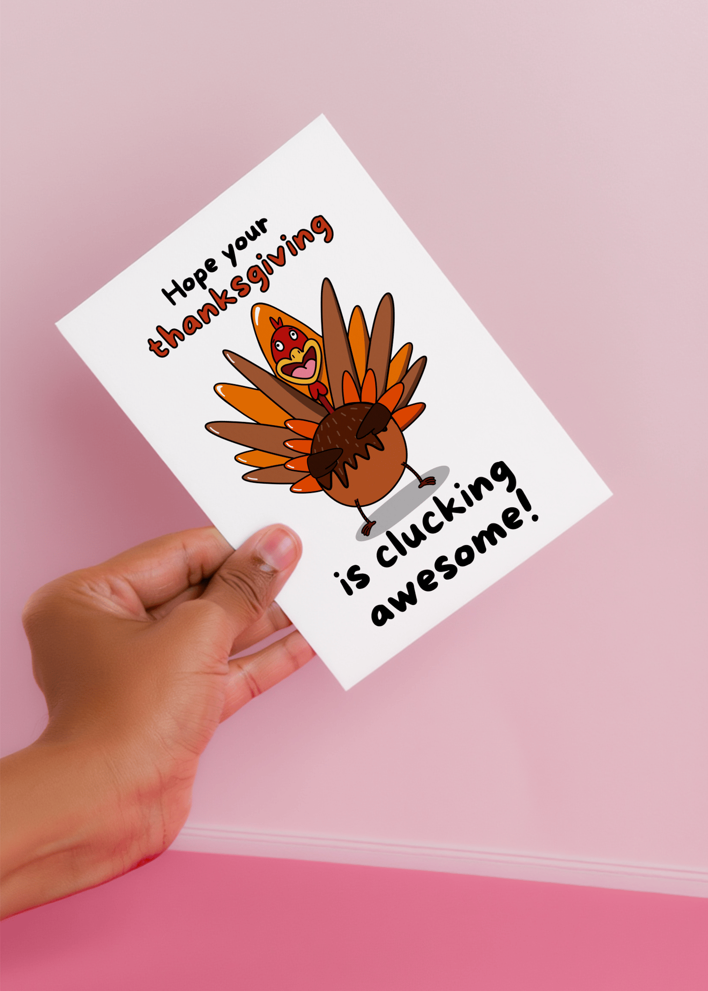 Clucking Awesome Thanksgiving mockup 4