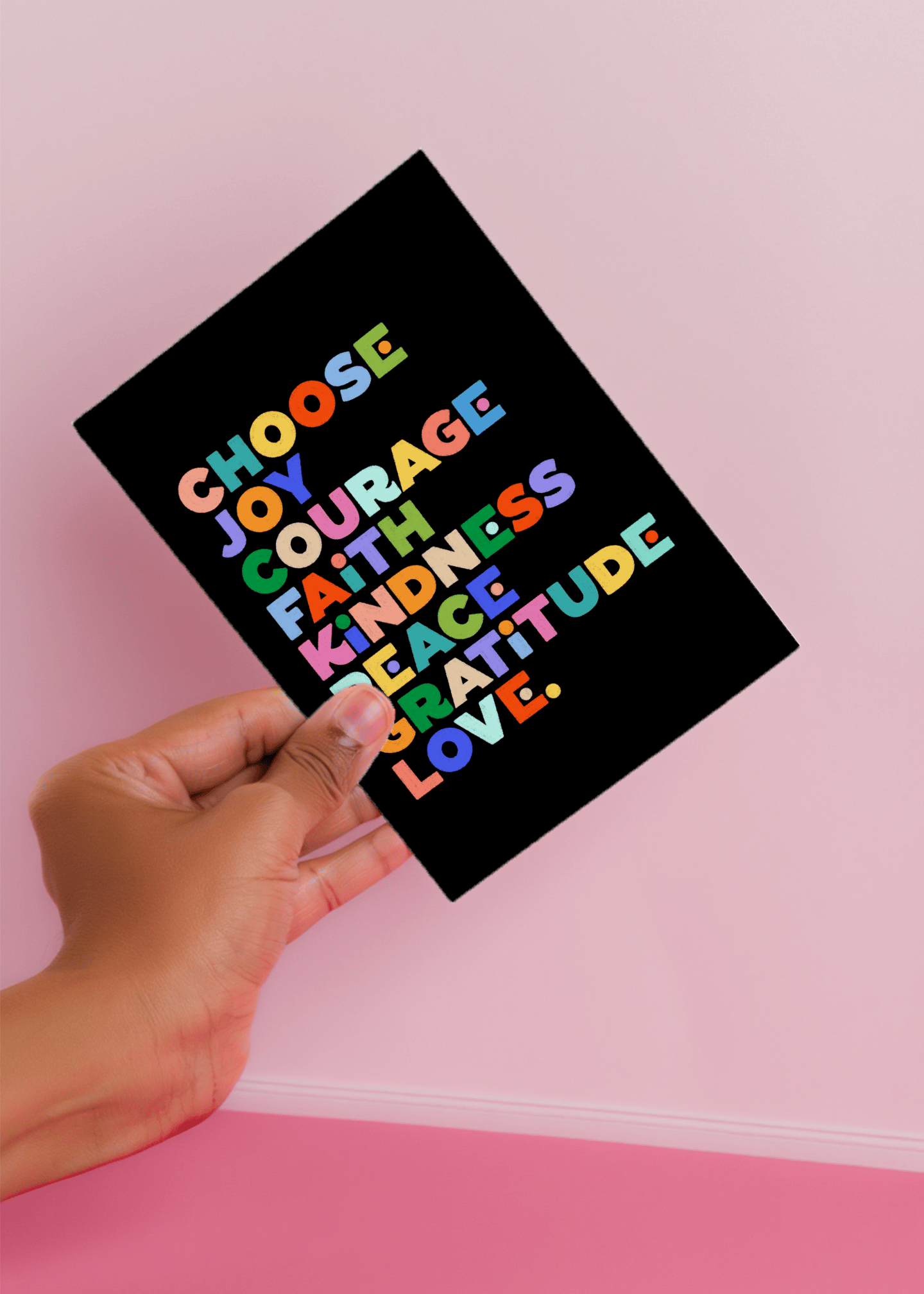 Choose Joy and Love mockup 4