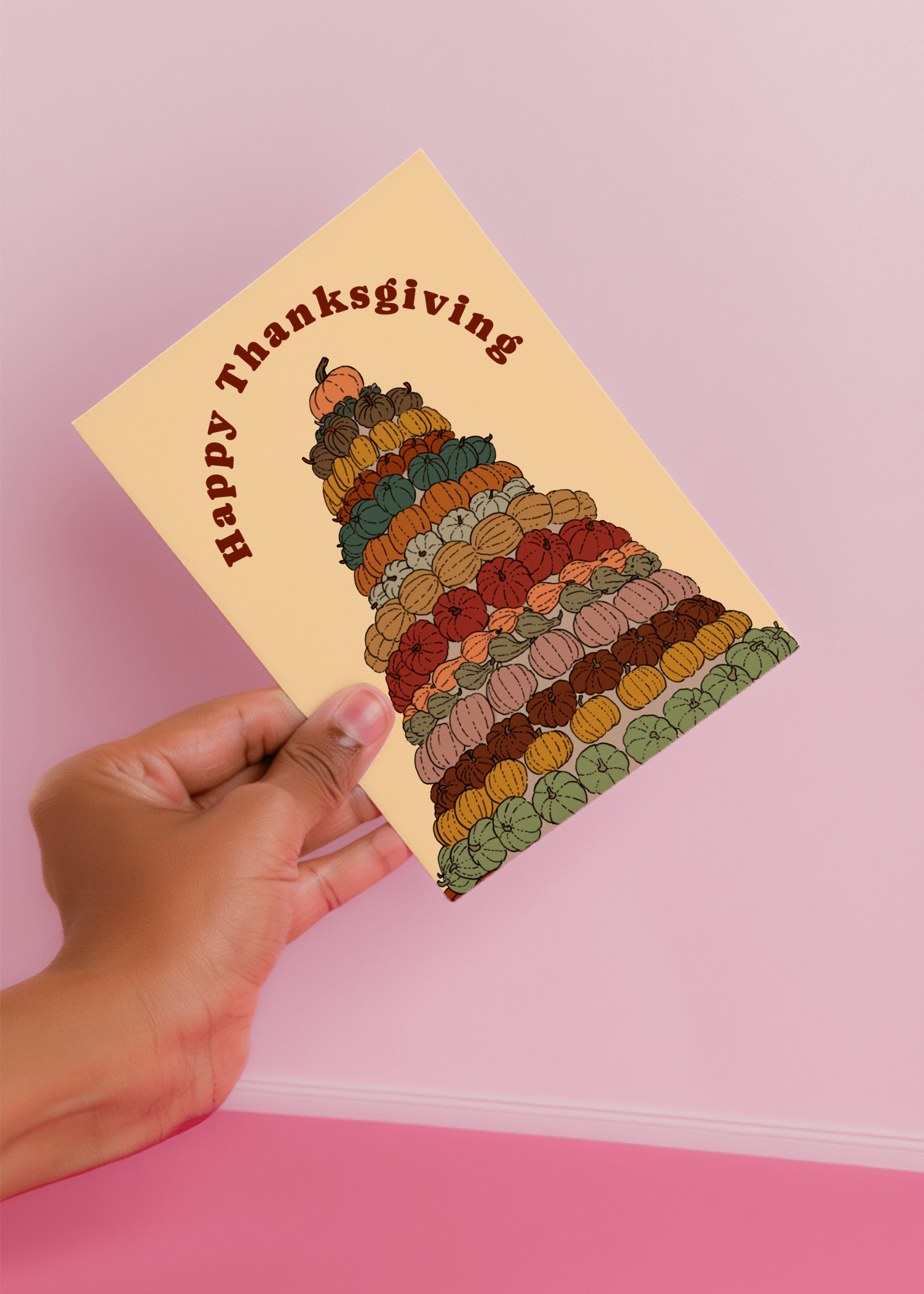 Pumpkin Pyramid Thanksgiving mockup 4
